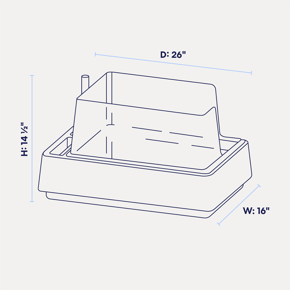 Cove Cat Litter Box