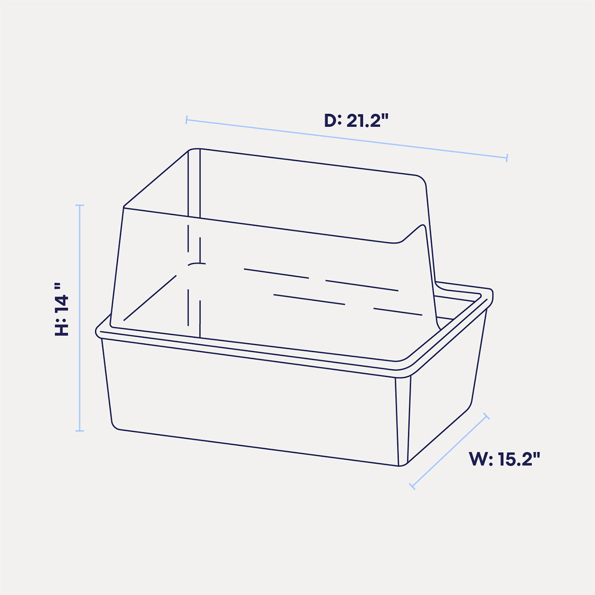 Cubby Cat Litter Box
