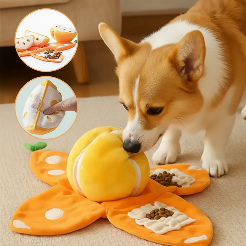 Fruit Hide & Seek Dog Toy