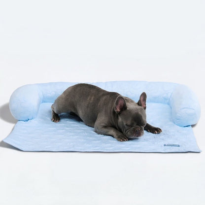 Cooling Couch Cover Dog Bed with Bolster Support