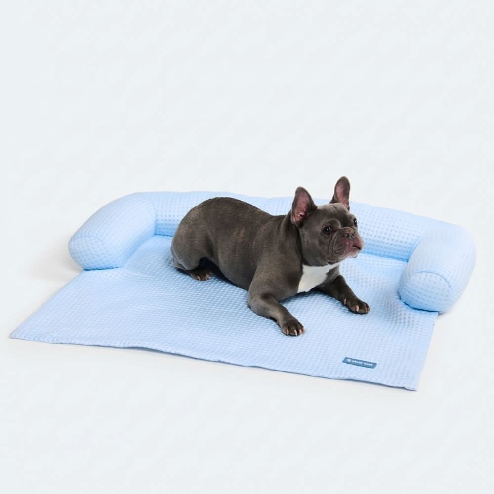 Cooling Couch Cover Dog Bed with Bolster Support
