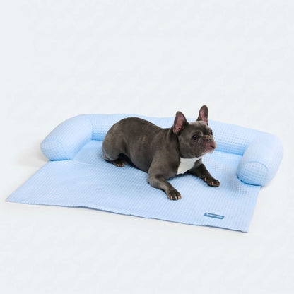 Cooling Couch Cover Dog Bed with Bolster Support