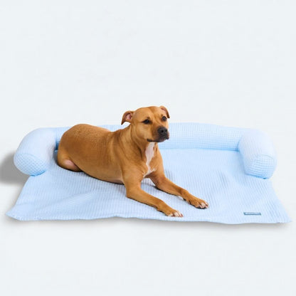 Cooling Couch Cover Dog Bed with Bolster Support