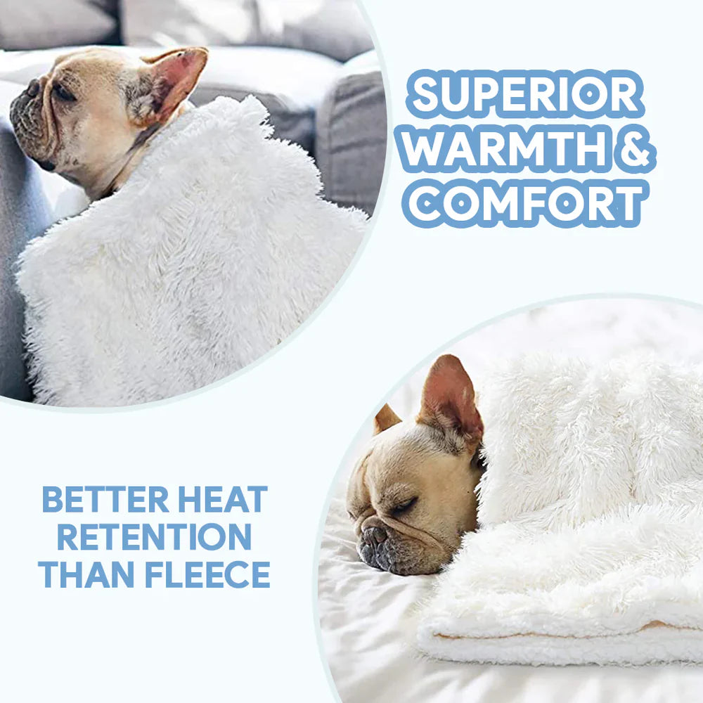 Cozy Fluffy Pet Blanket