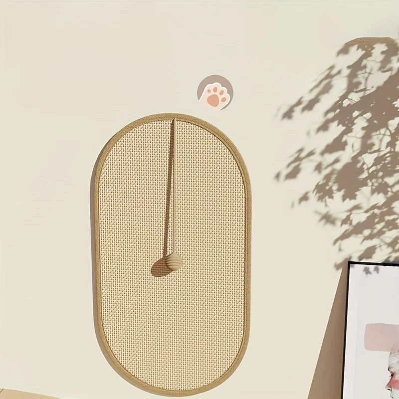 Wall-Mounted Sisal Cat Scratching Pad