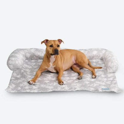 Cooling Couch Cover Dog Bed with Bolster Support