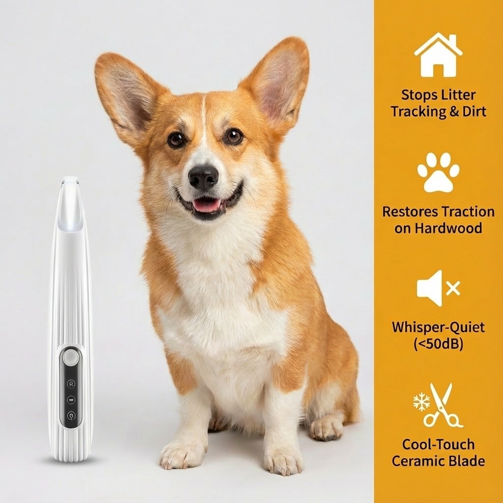 Quiet Dog Paw Trimmer