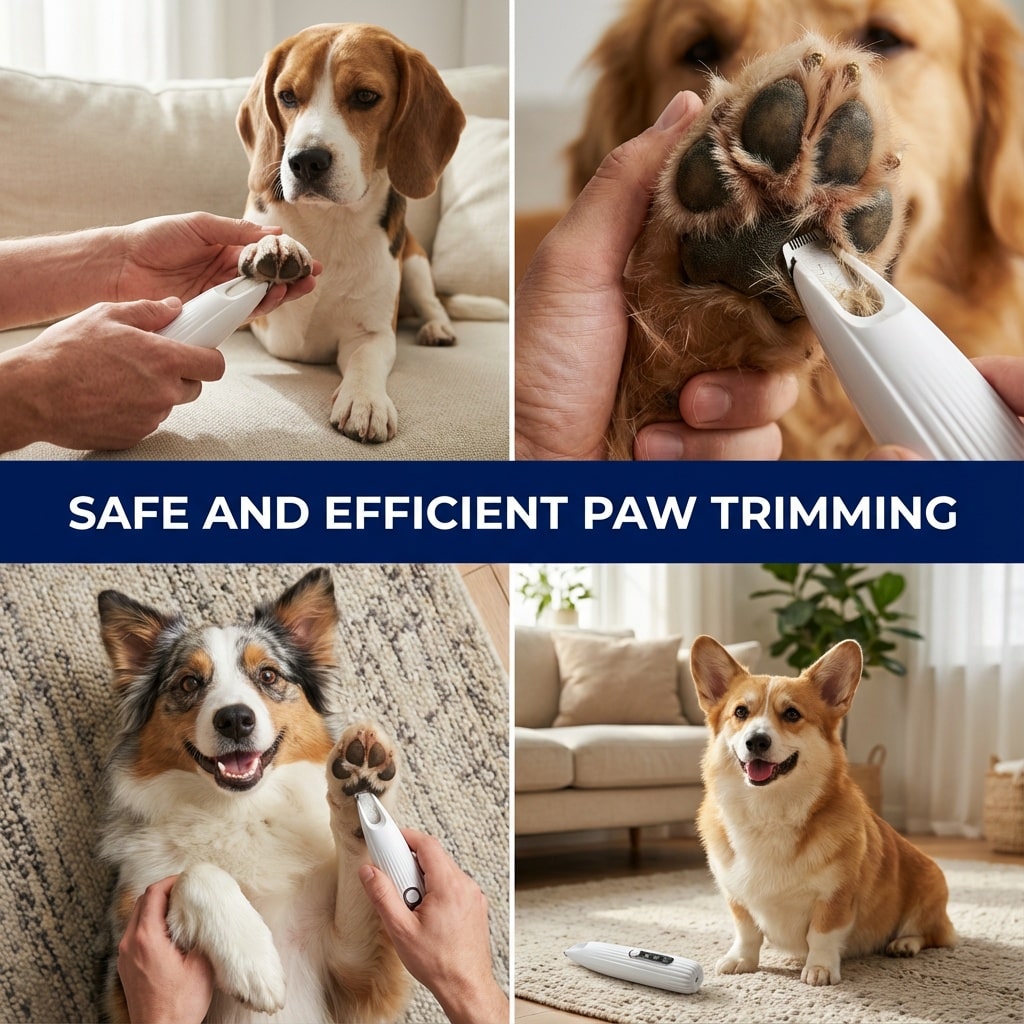 Quiet Dog Paw Trimmer