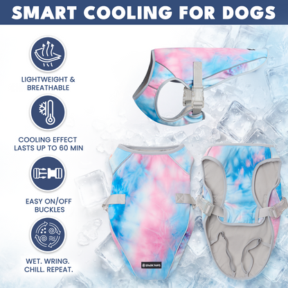 2-Pack Evaporative Dog Cooling Vests