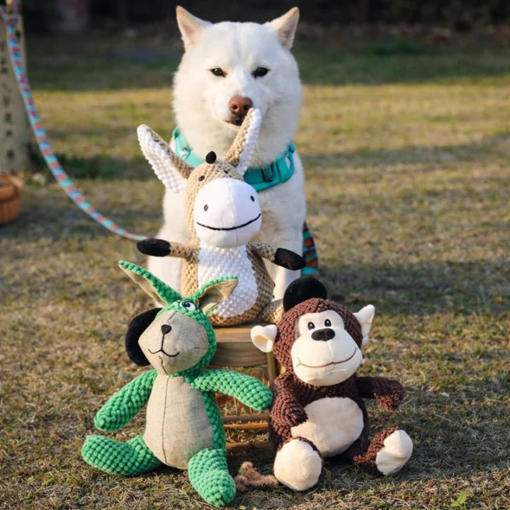 FurGrovers Heavy Duty Squeaky Chew Toy