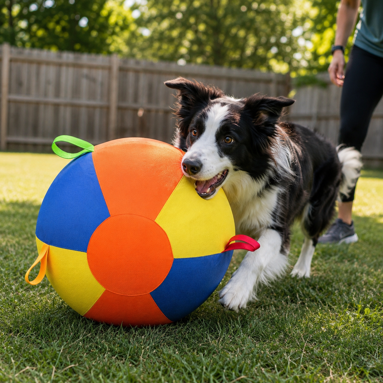Inflatable Dog Herding Ball for Outdoor Play