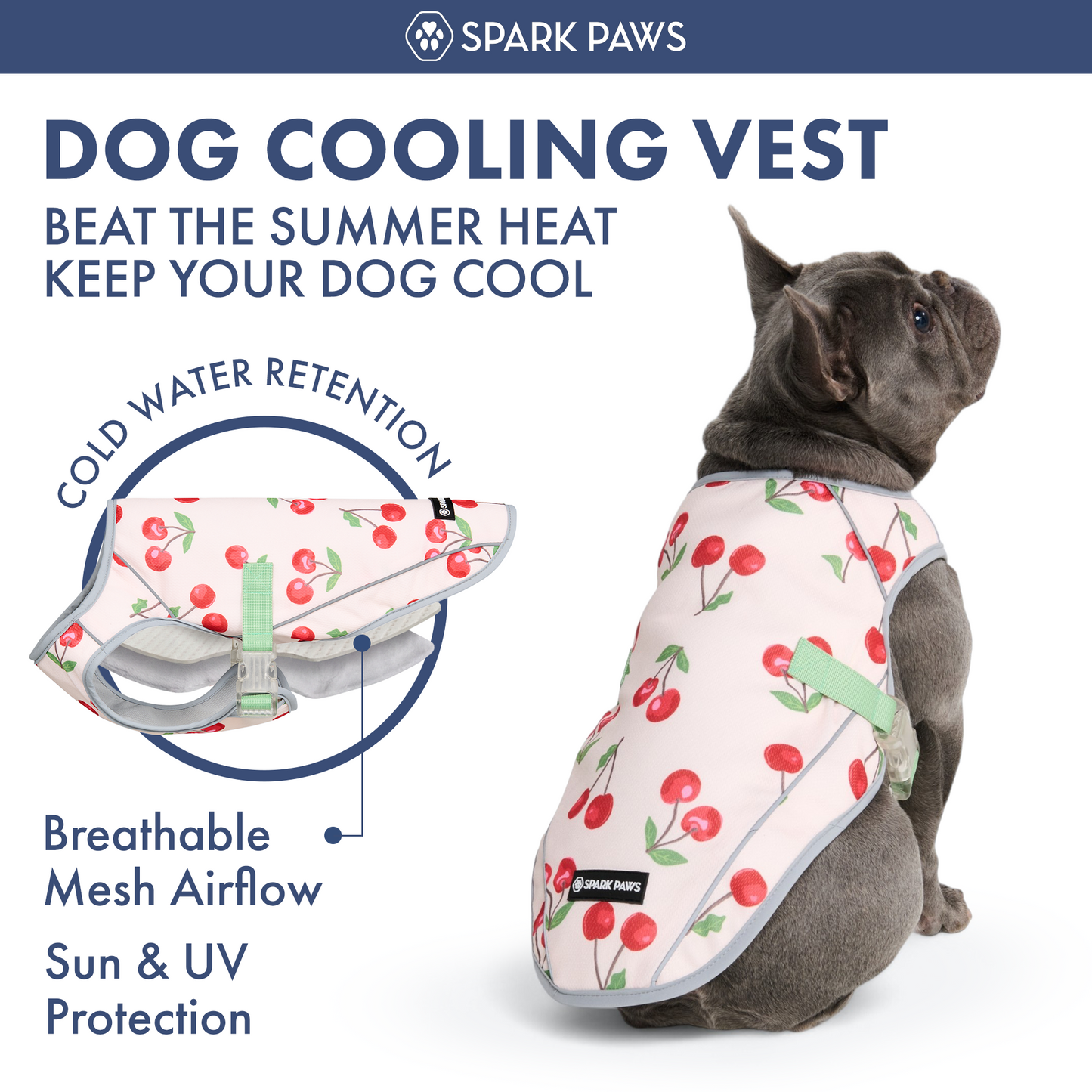2-Pack Evaporative Dog Cooling Vests