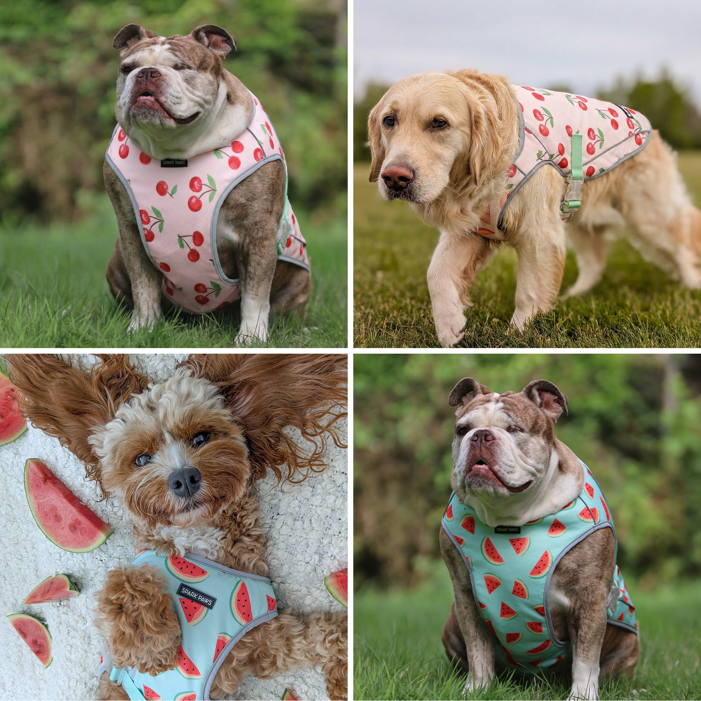 2-Pack Evaporative Dog Cooling Vests