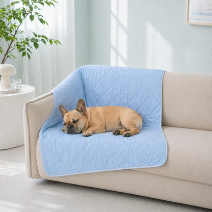 Reversible Quilted Cooling Pet Blanket