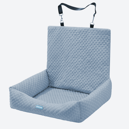Cooling Dog Car Seat Bed with Headrest Strap