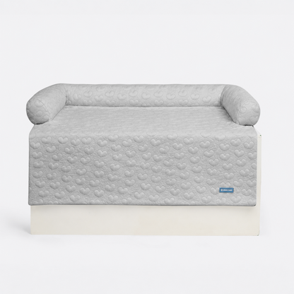 Cooling Couch Cover Dog Bed with Bolster Support