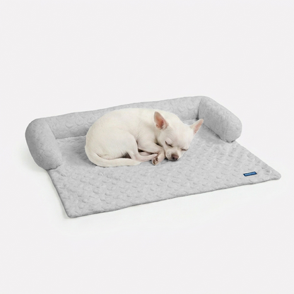 Cooling Couch Cover Dog Bed with Bolster Support