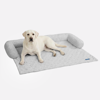 Cooling Couch Cover Dog Bed with Bolster Support