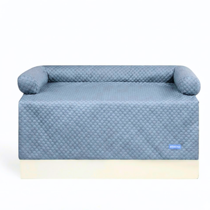 Cooling Couch Cover Dog Bed with Bolster Support