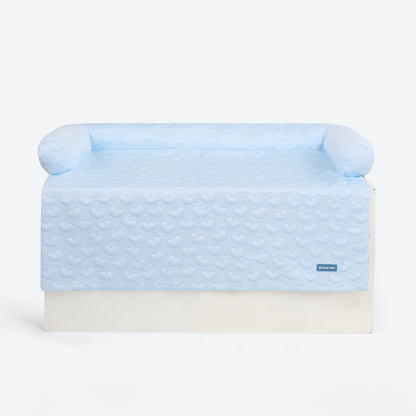 Cooling Couch Cover Dog Bed with Bolster Support