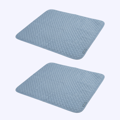 2-Pack Cooling Dog Mats with Non-Slip Base