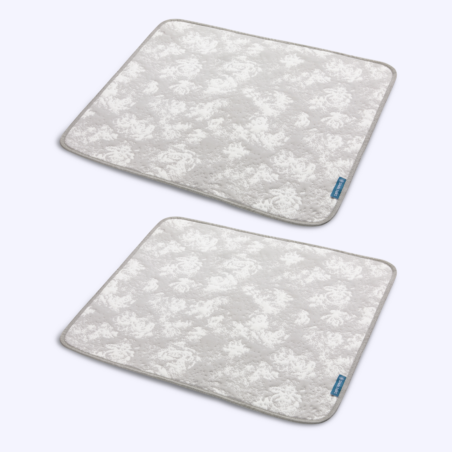 2-Pack Cooling Dog Mats with Non-Slip Base