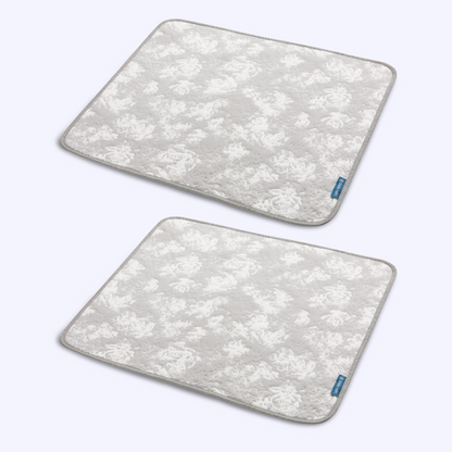2-Pack Cooling Dog Mats with Non-Slip Base