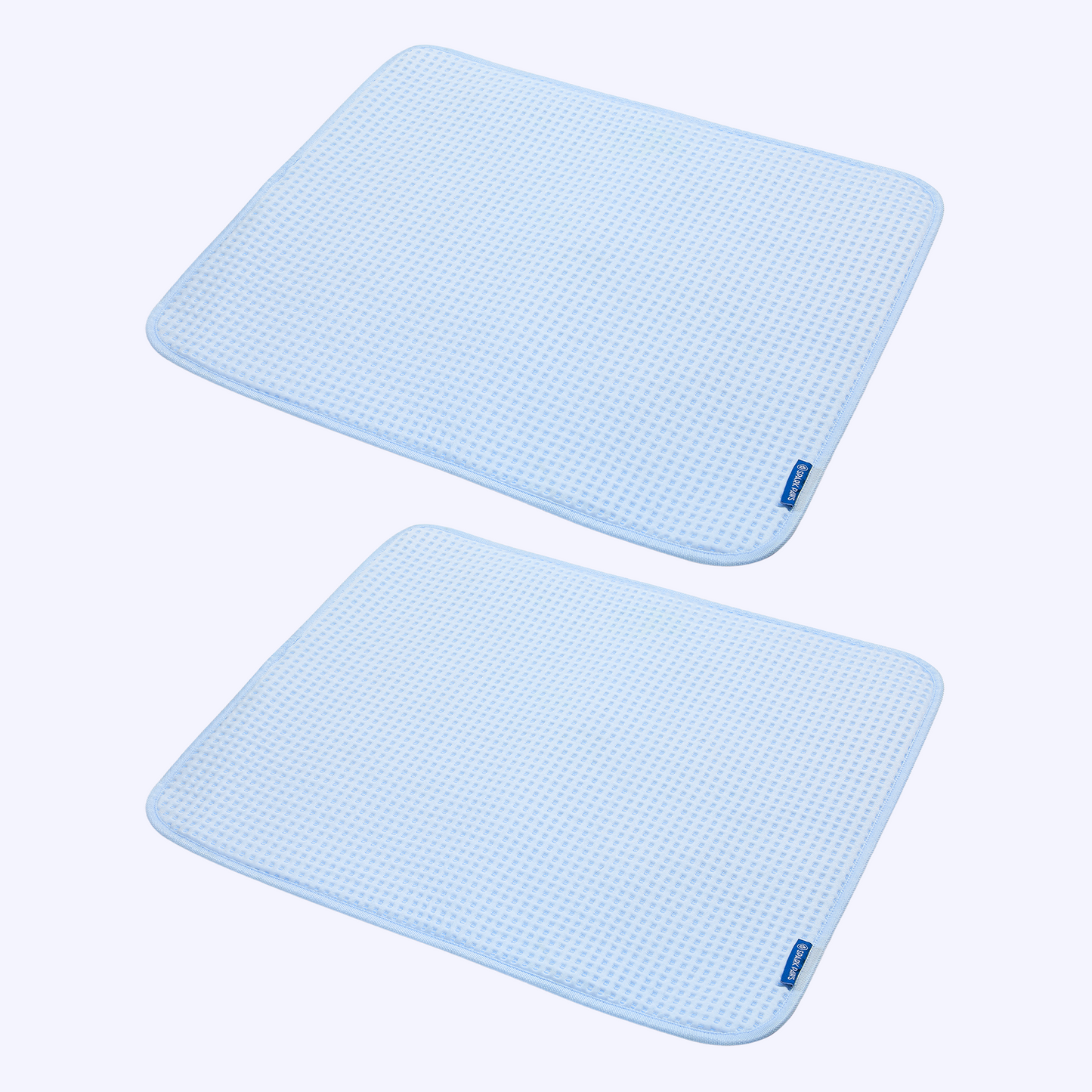 2-Pack Cooling Dog Mats with Non-Slip Base