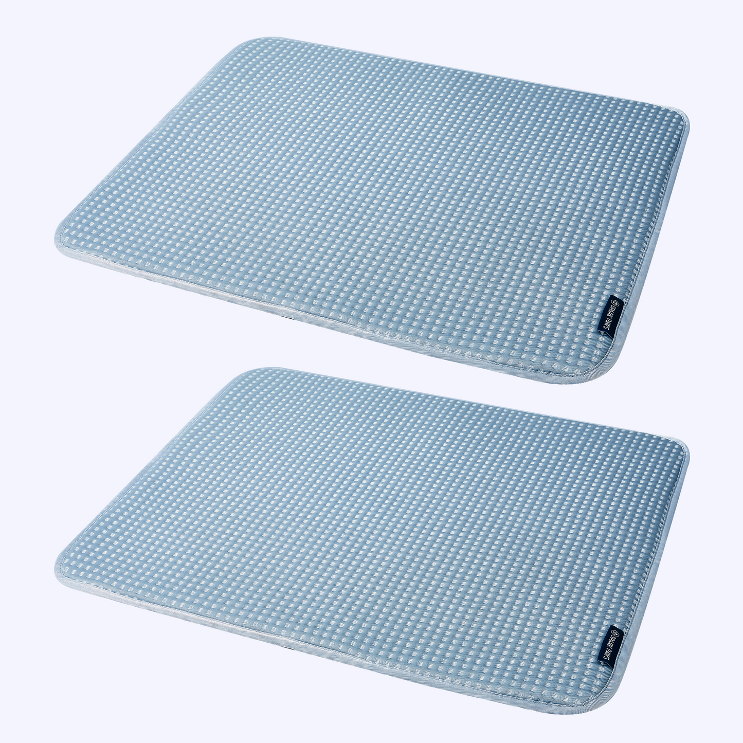 2-Pack Cooling Dog Mats with Non-Slip Base