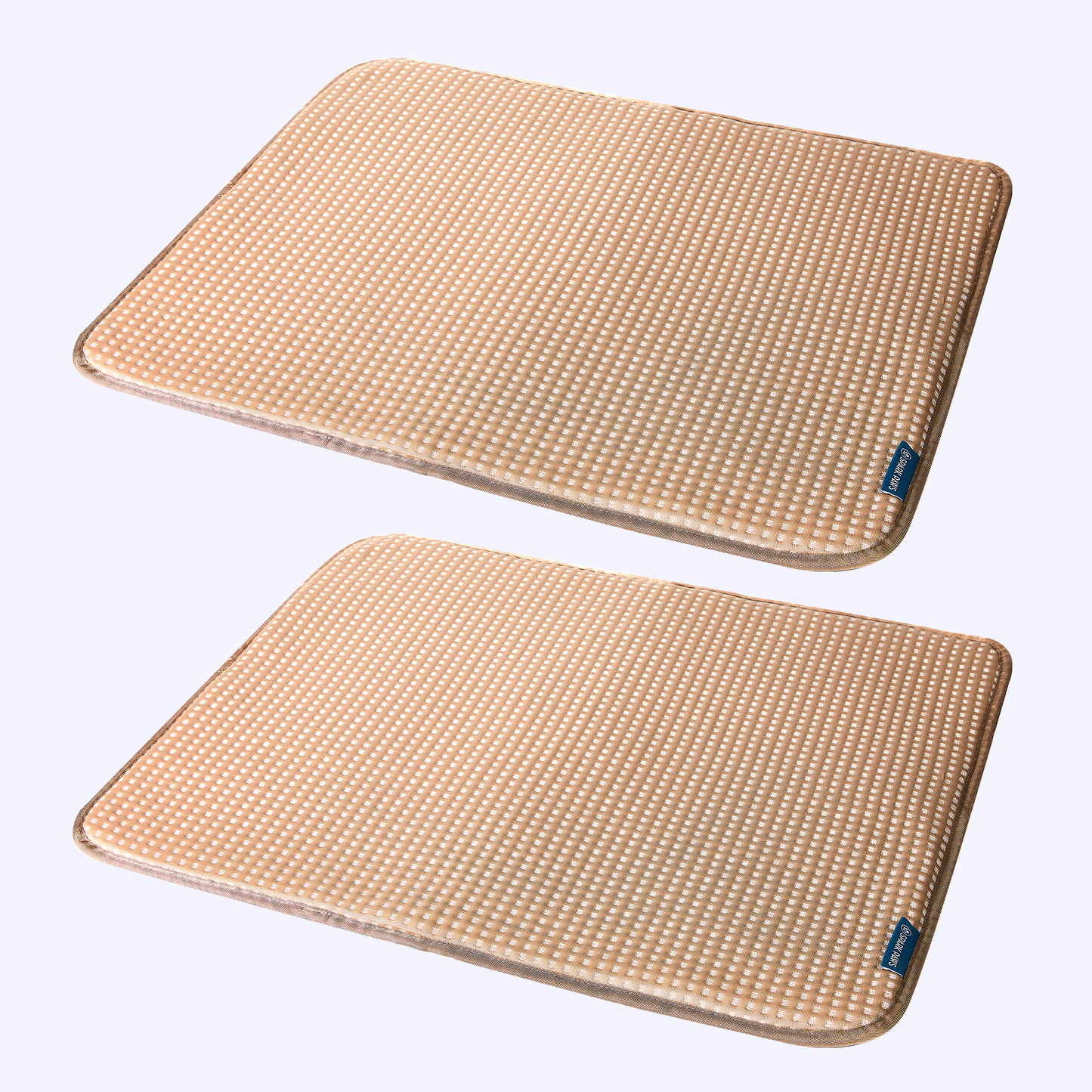 2-Pack Cooling Dog Mats with Non-Slip Base