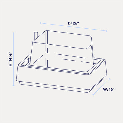 Cove Cat Litter Box