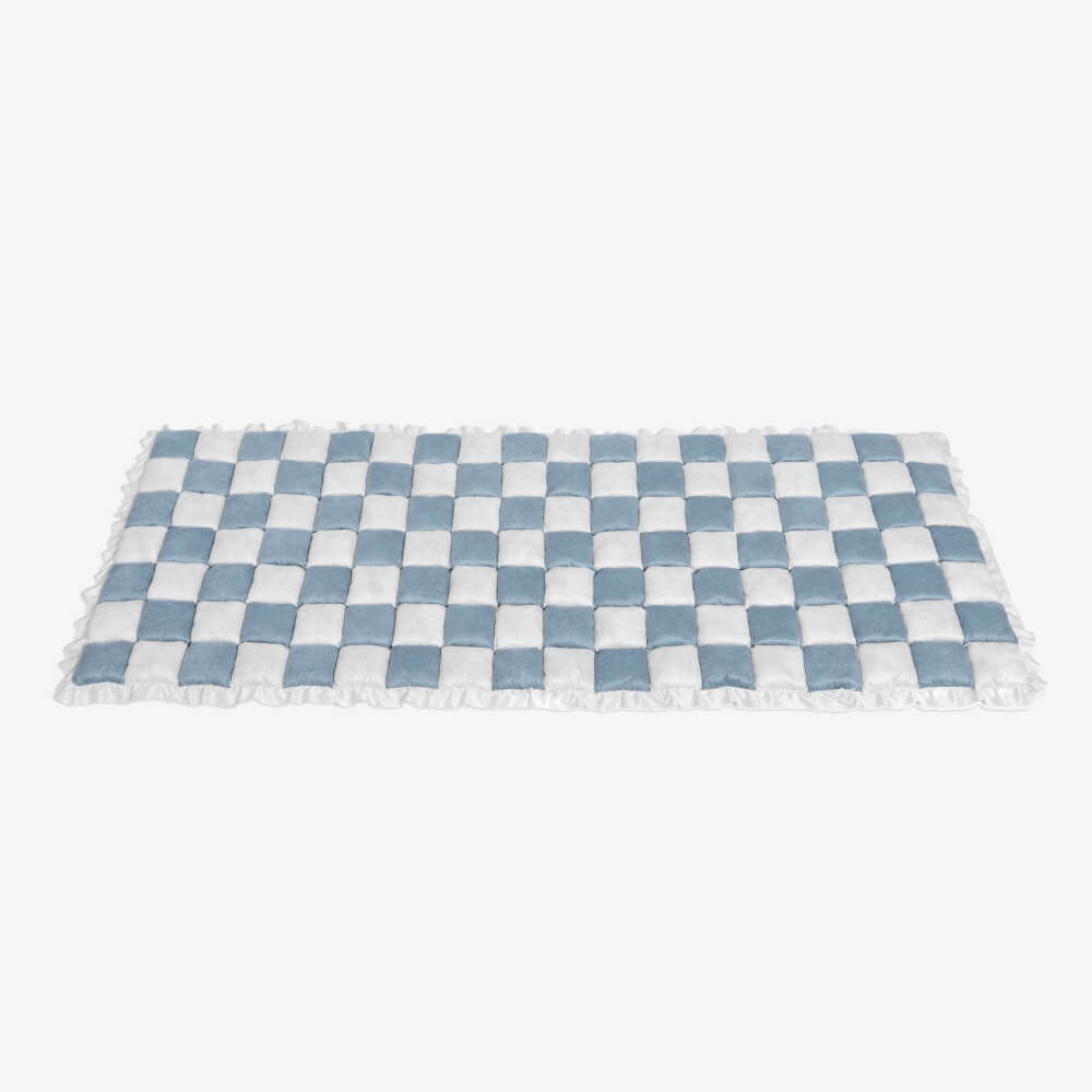 Plush Plaid Dog Blanket & Mat
