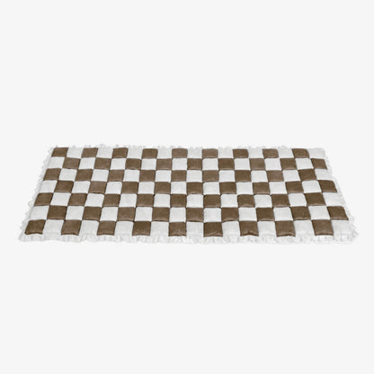 Plush Plaid Dog Blanket & Mat