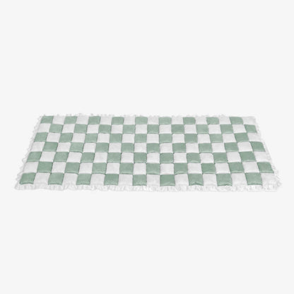 Plush Plaid Dog Blanket & Mat