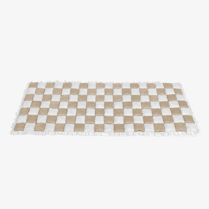 Plush Plaid Dog Blanket & Mat