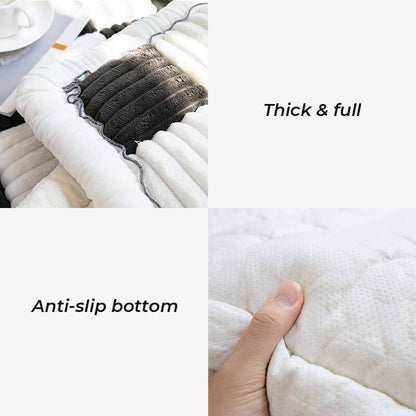 Plush Plaid Dog Blanket & Mat
