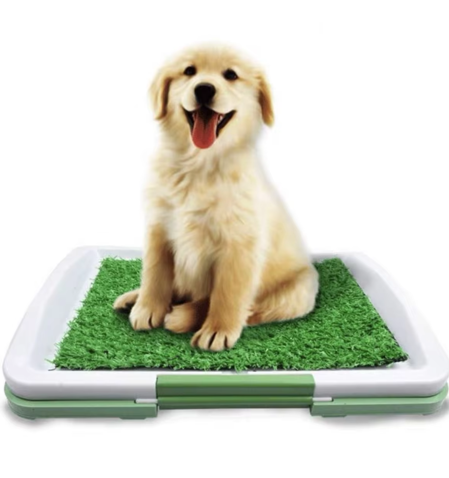 Artificial Grass Dog Potty Tray for Indoor & Balcony Use