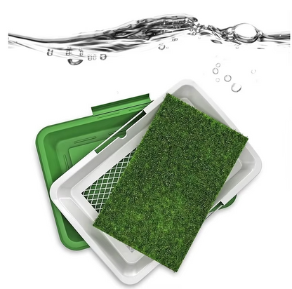 Artificial Grass Dog Potty Tray for Indoor & Balcony Use