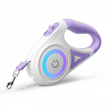 LED Retractable Dog Leash