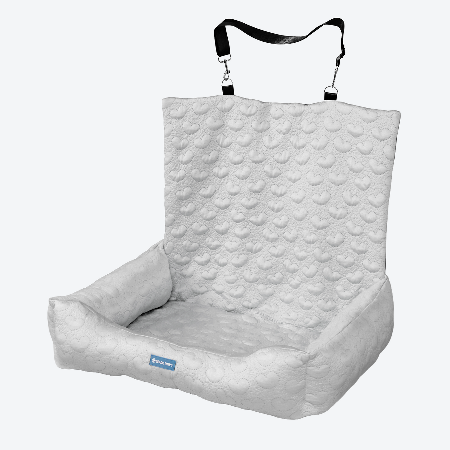 Cooling Dog Car Seat Bed with Headrest Strap