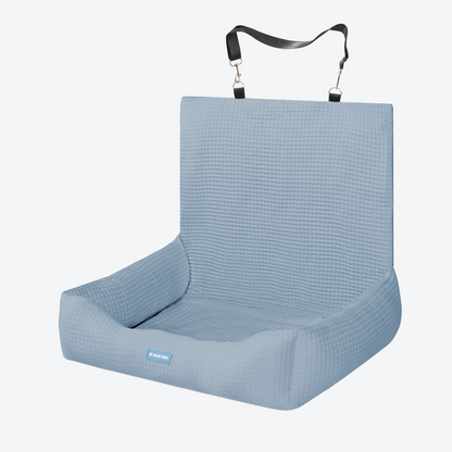 Cooling Dog Car Seat Bed with Headrest Strap
