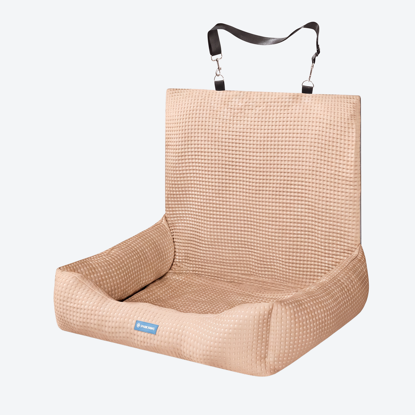 Cooling Dog Car Seat Bed with Headrest Strap