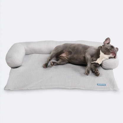Cooling Couch Cover Dog Bed with Bolster Support