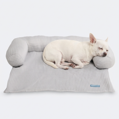 Cooling Couch Cover Dog Bed with Bolster Support