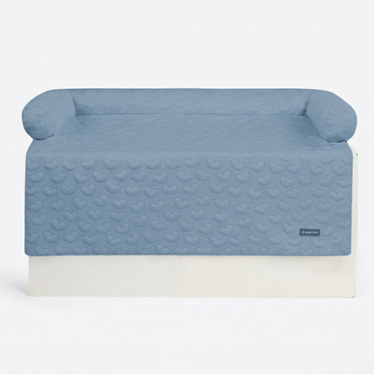 Cooling Couch Cover Dog Bed with Bolster Support