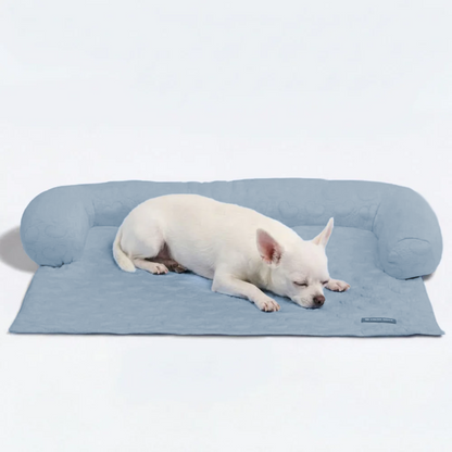 Cooling Couch Cover Dog Bed with Bolster Support