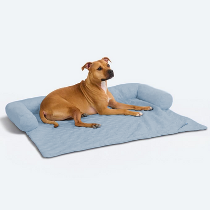Cooling Couch Cover Dog Bed with Bolster Support