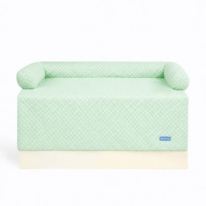 Cooling Couch Cover Dog Bed with Bolster Support