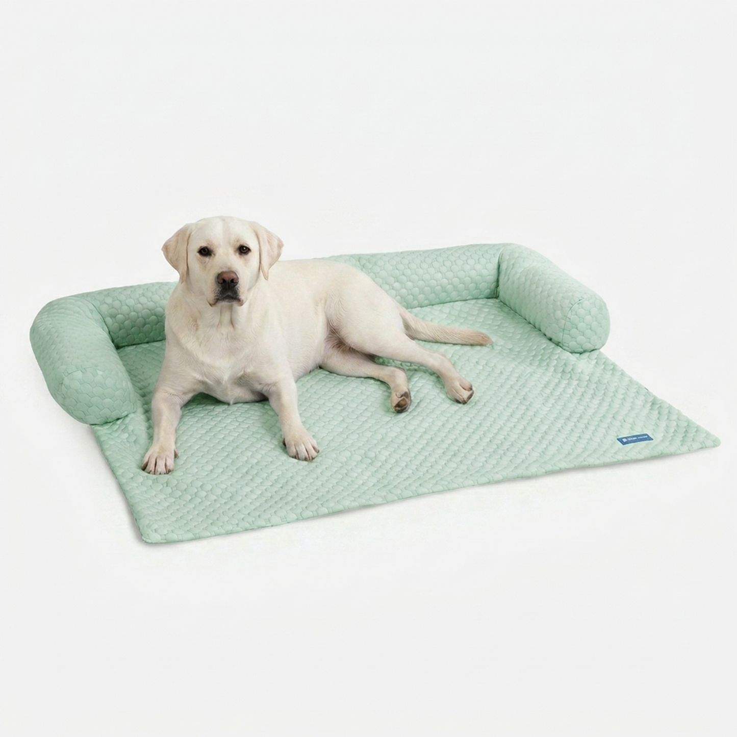 Cooling Couch Cover Dog Bed with Bolster Support