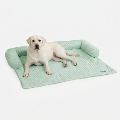 Cooling Couch Cover Dog Bed with Bolster Support